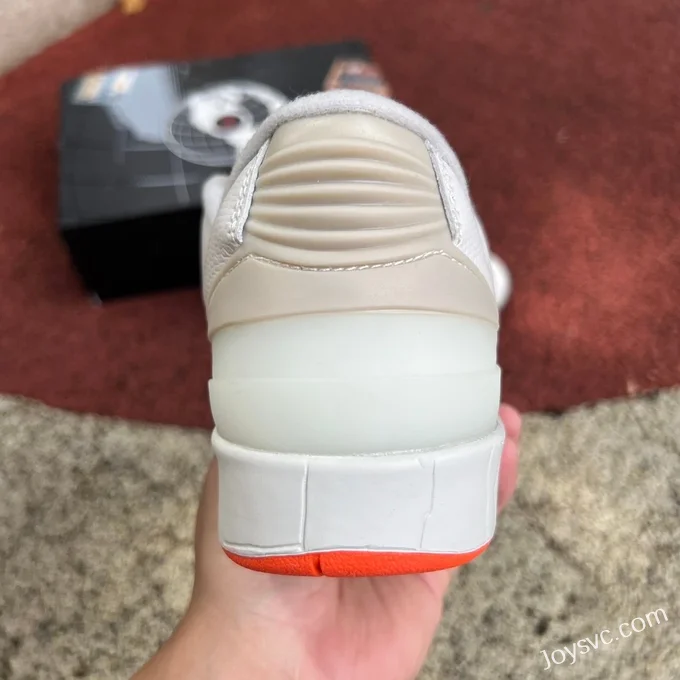 Air Jordan 2 Retro Low DV7128-110 Beige Orange