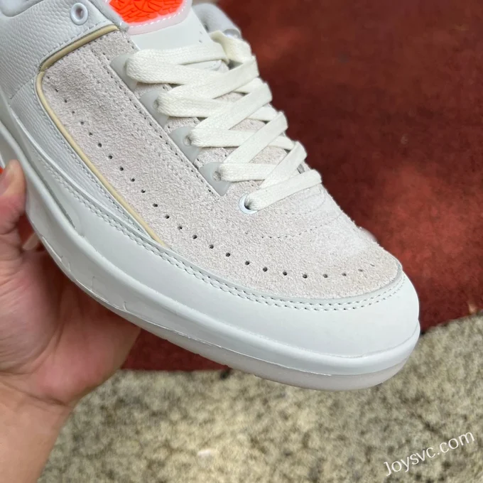 Air Jordan 2 Retro Low DV7128-110 Beige Orange