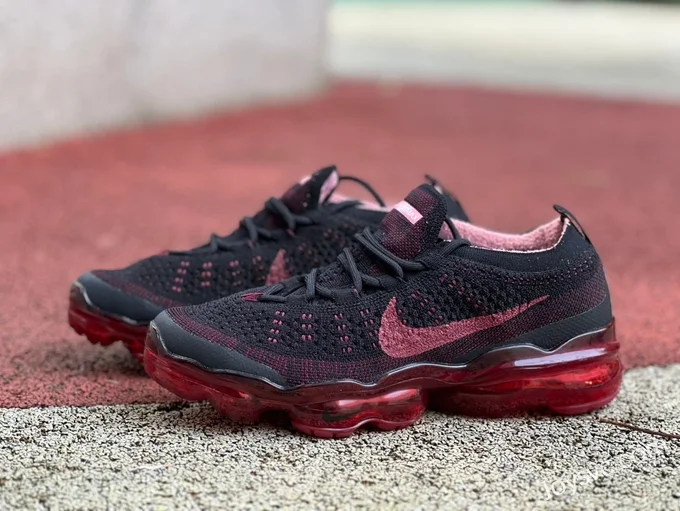 Nike Air VaporMax 2023 Black Red Running Shoes DV1678-005