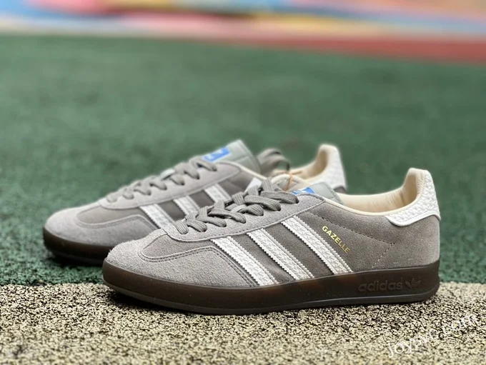 Adidas Gazelle Indoor Grey White Retro Sneakers IF1807