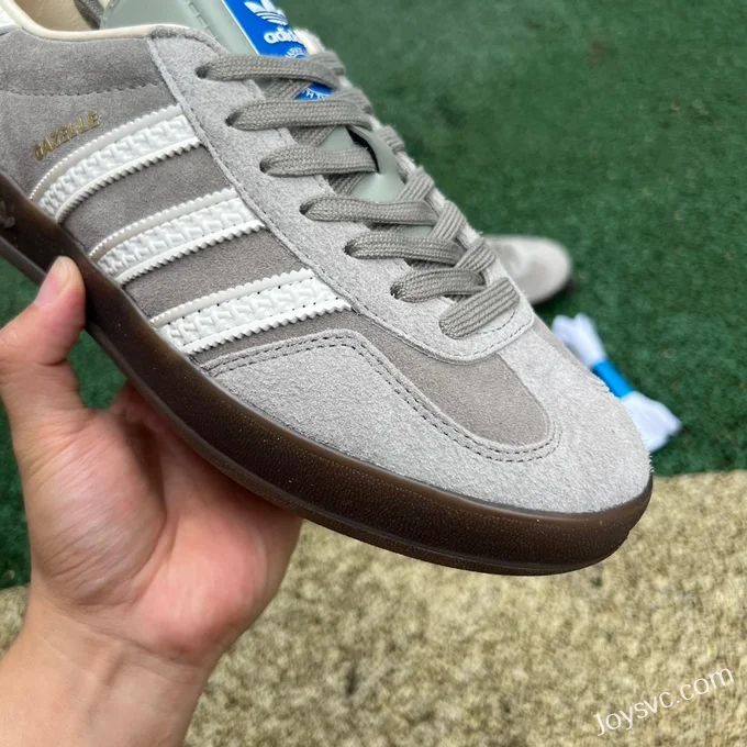 Adidas Gazelle Indoor Grey White Retro Sneakers IF1807