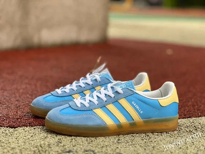 Adidas Gazelle Blue Yellow Retro Sneakers IE2960