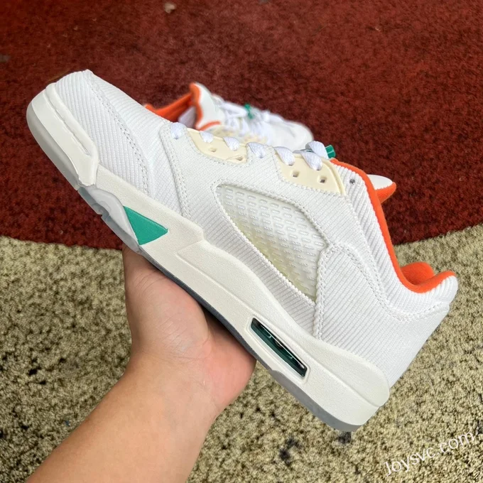 Air Jordan 5 Low CW4204-100 White Green