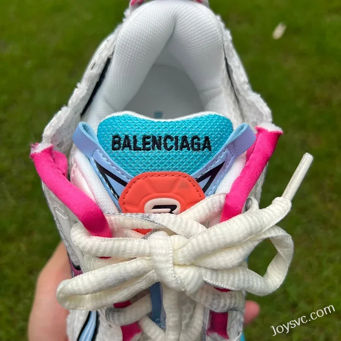 Balenciaga 7.0 White Pink Blue Pure Original Vintage Dad Shoes