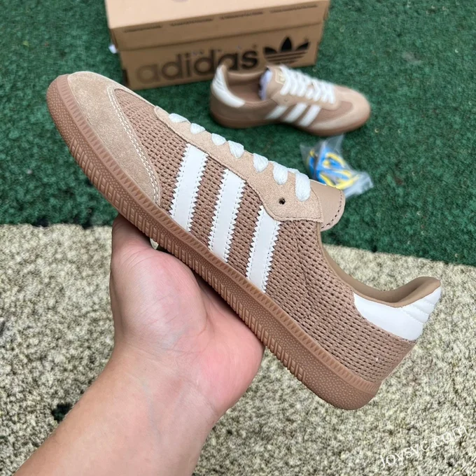 Adidas Samba Beige Grey Retro Sneakers IE195