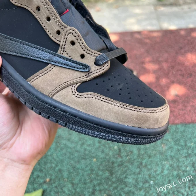 Travis Scott x Air Jordan 1 Low DM7866-202 New Black Brown Reverse Swoosh