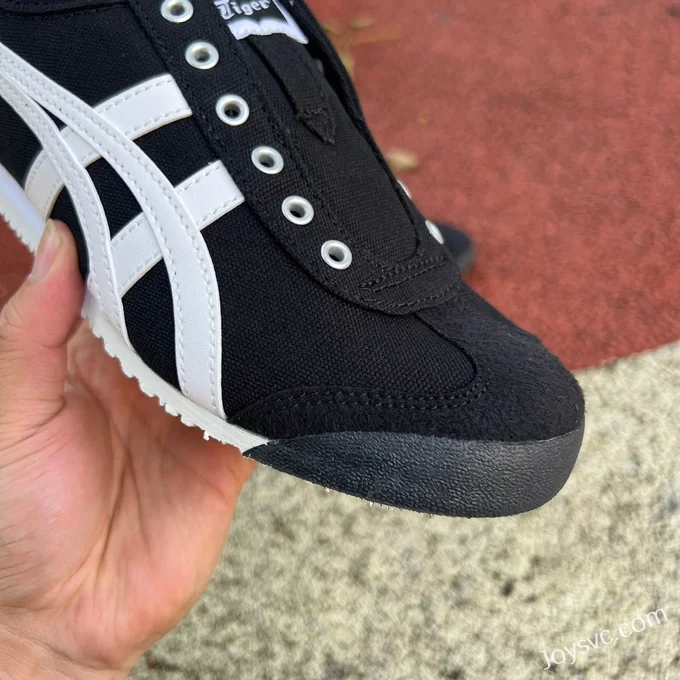 Onitsuka Tiger Mexico 66 Low-Top Sneakers in Black & White