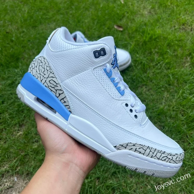 Air Jordan 3 UNC CT8532-104 White Blue