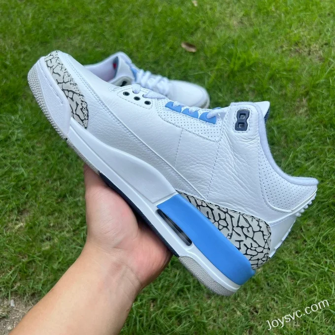 Air Jordan 3 UNC CT8532-104 White Blue