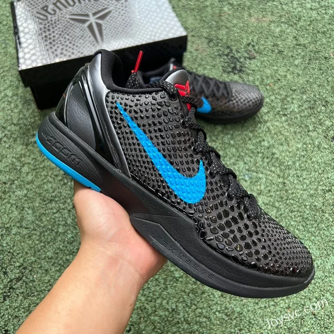 Nike Zoom Kobe 6 - Black Blue Basketball Shoes