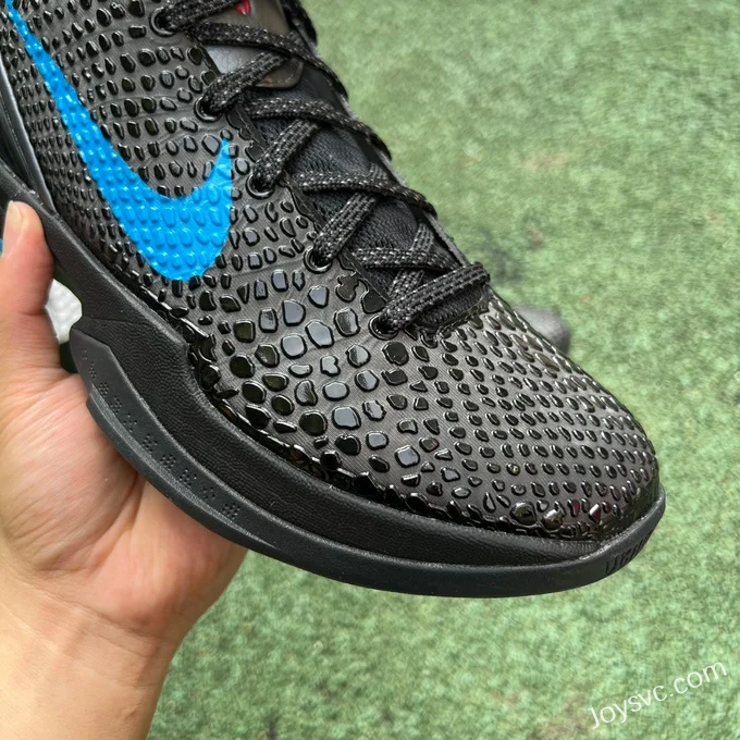 Nike Zoom Kobe 6 - Black Blue Basketball Shoes