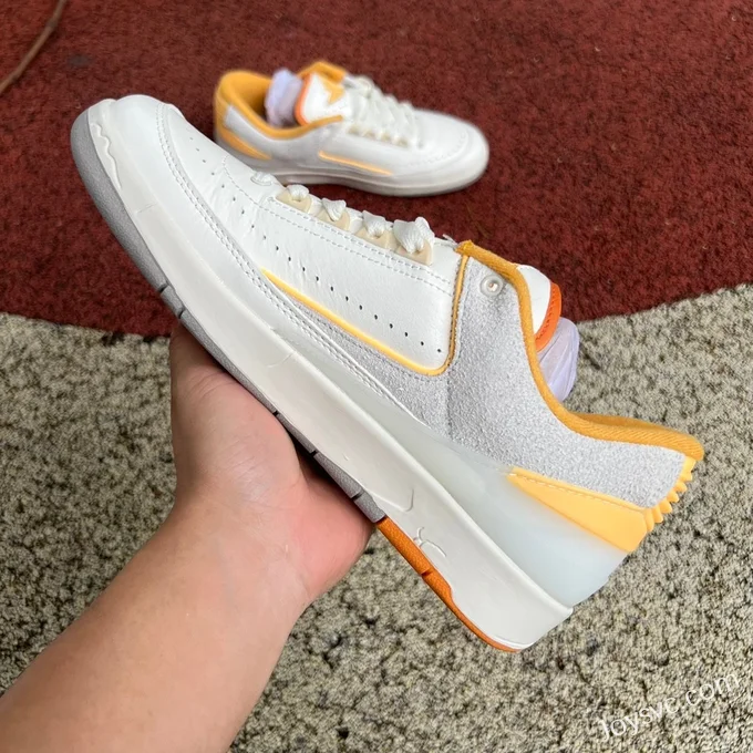 Air Jordan 2 Low DV9956-118 Grey White Orange