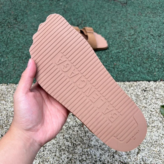 Balenciaga Brown Slides Vintage Dad Shoes