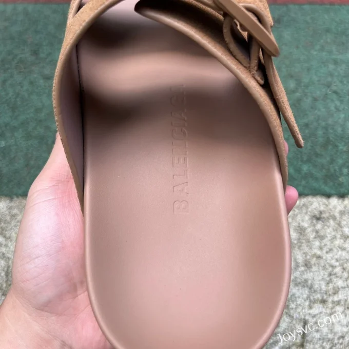 Balenciaga Brown Slides Vintage Dad Shoes