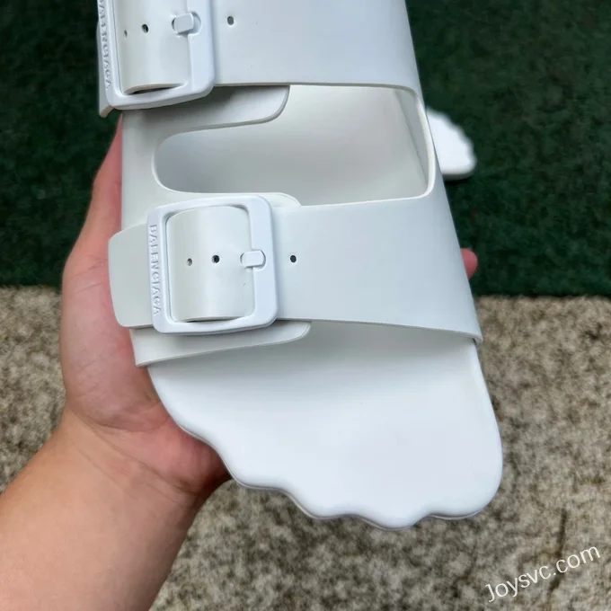 Balenciaga White Slides Vintage Dad Shoes