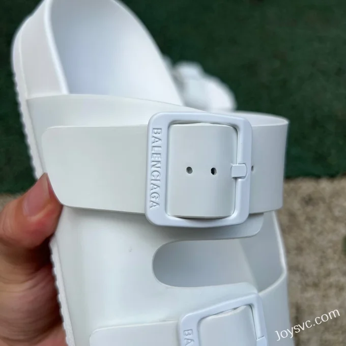 Balenciaga White Slides Vintage Dad Shoes