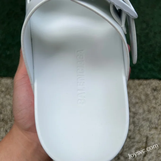 Balenciaga White Slides Vintage Dad Shoes