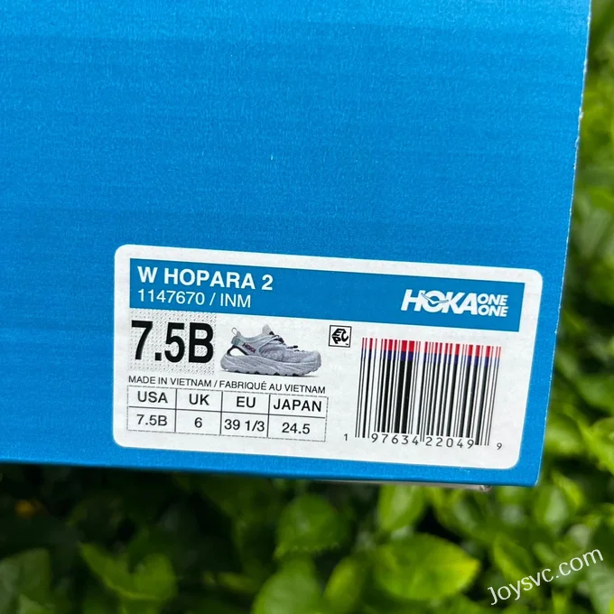 Hoka One One Hopara 2 White Grey Purple