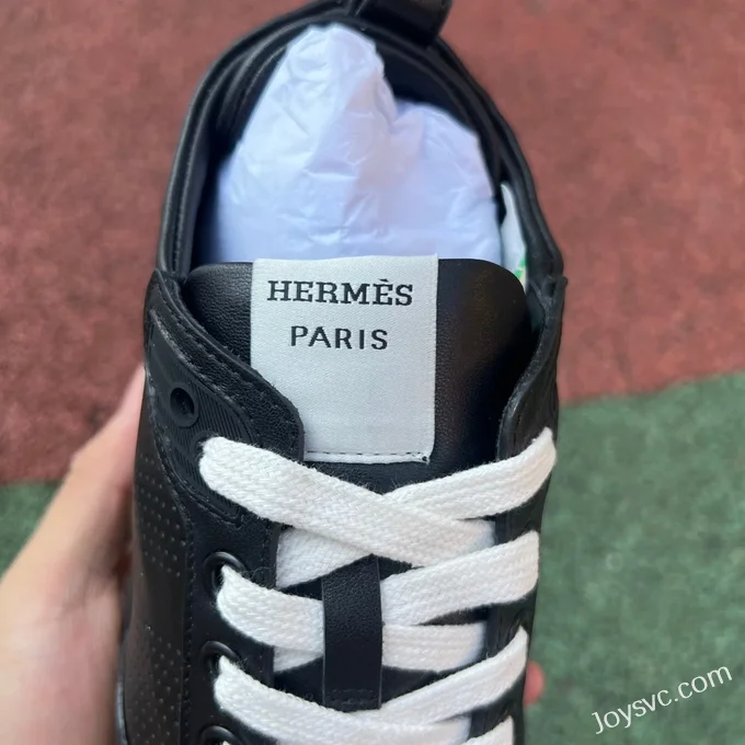 Hermes Black White Retro Sneakers Size 35-45