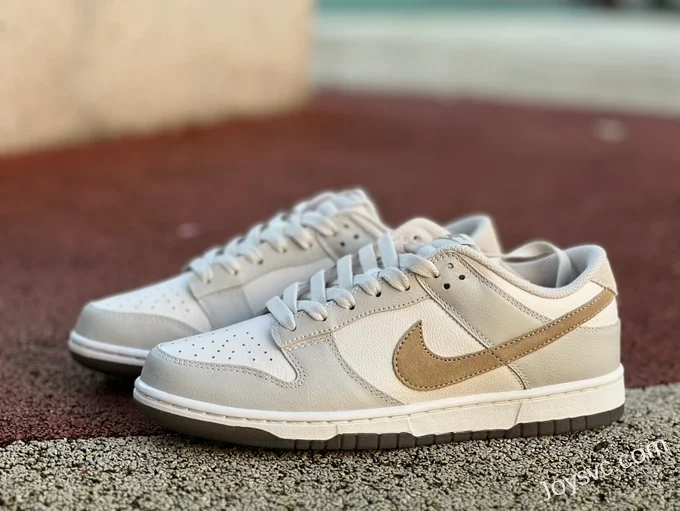 Nike Dunk Low Grey Brown Retro Casual Sneakers FJ4188-001