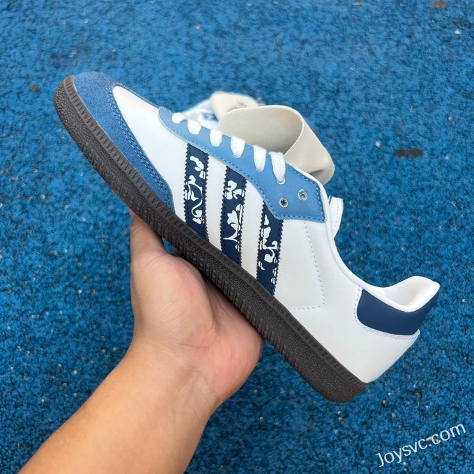 Adidas Samba Vlad White Blue Retro Sneakers IG1024