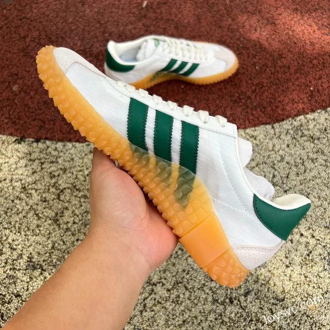 Adidas Country x Kamanda White Green Gum Running Shoes G26797