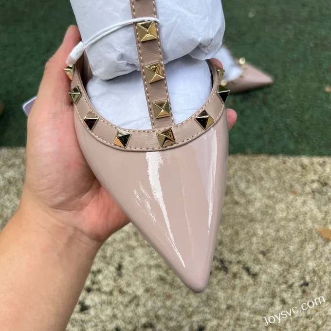 Valentino Rockstud Heels in Nude