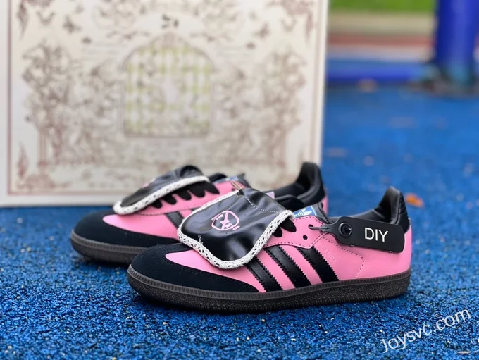 Adidas Samba OG Black Pink Retro Sneakers B75807