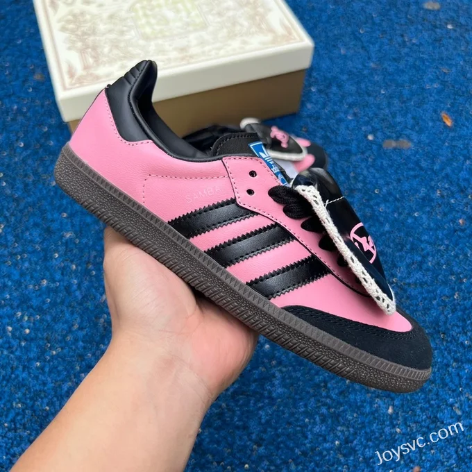 Adidas Samba OG Black Pink Retro Sneakers B75807