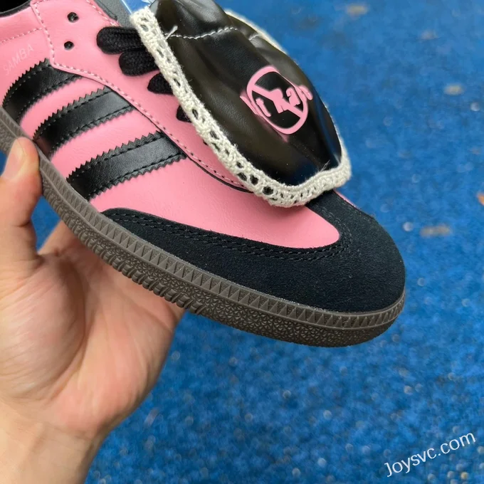 Adidas Samba OG Black Pink Retro Sneakers B75807