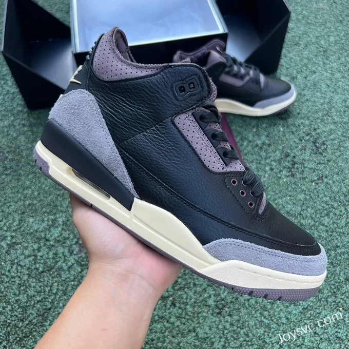 A Ma Maniere x Air Jordan 3 FZ4811-001 Black Purple