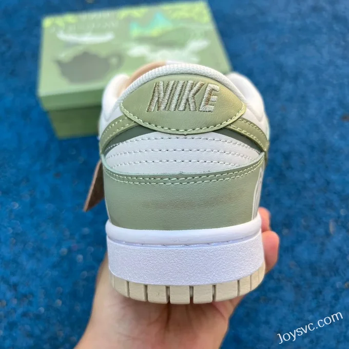 Nike Dunk FZBB Tea Gift Box Double Hook White Green Retro Sneakers DV0831-003