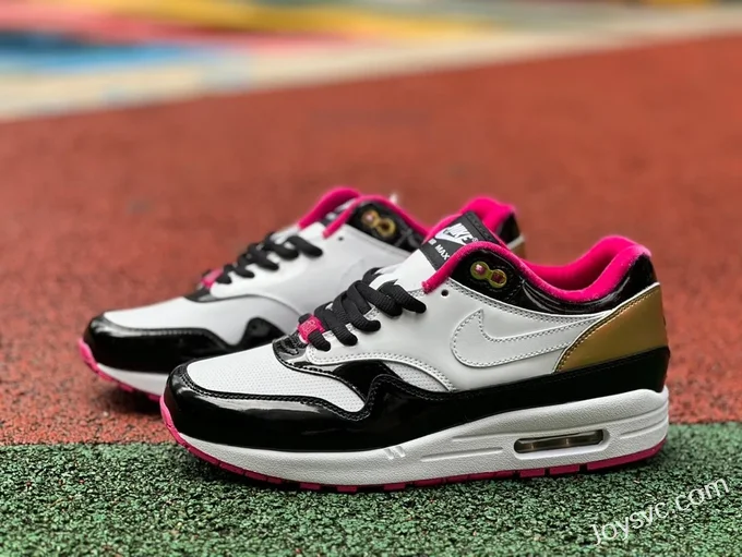 Nike Air Max 1 PHANTACi Black White Pink Gold HJ3966-110