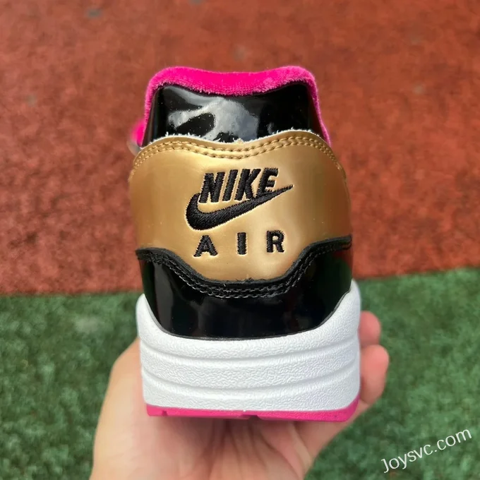 Nike Air Max 1 PHANTACi Black White Pink Gold HJ3966-110