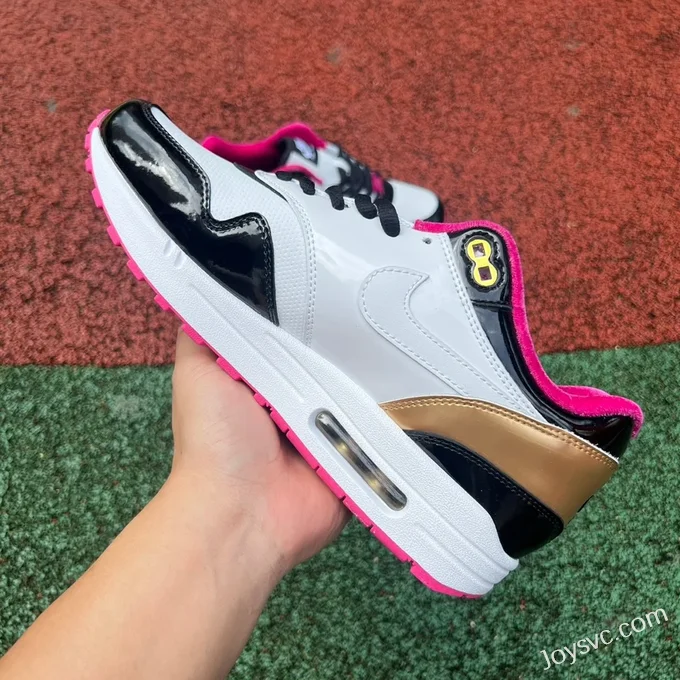 Nike Air Max 1 PHANTACi Black White Pink Gold HJ3966-110