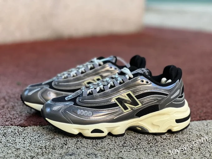 NB 1000 Silver Black New Balance M1000 Retro Dad Shoes M1000SL