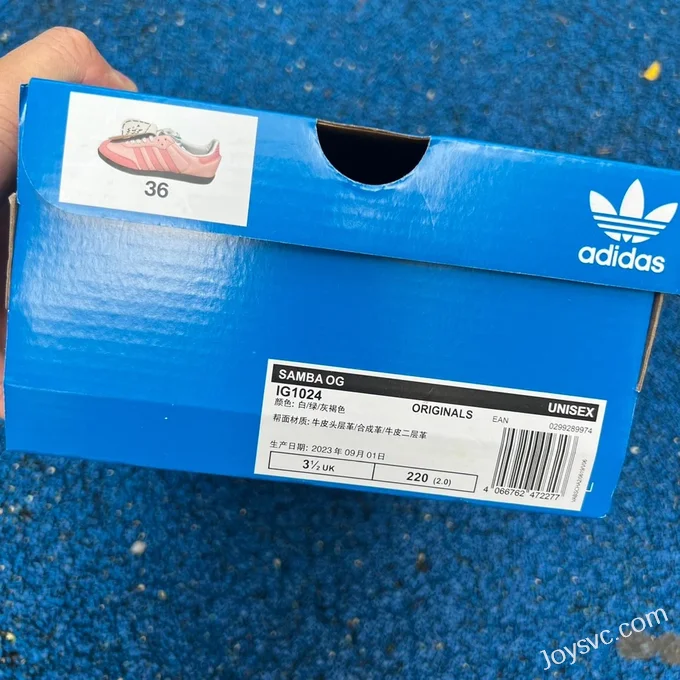 Adidas Samba OG Pink Retro Sneakers