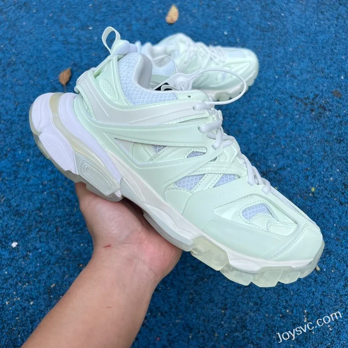 Balenciaga Triple S White Glow-in-the-Dark Sneakers