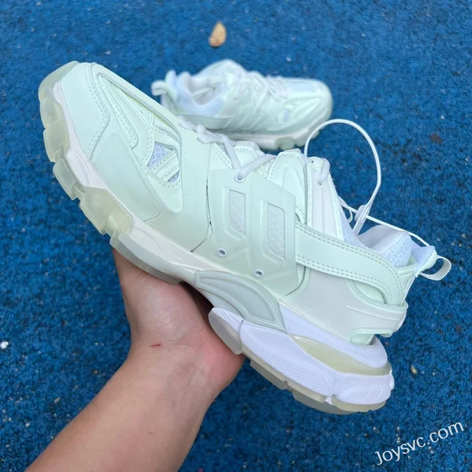 Balenciaga Triple S White Glow-in-the-Dark Sneakers