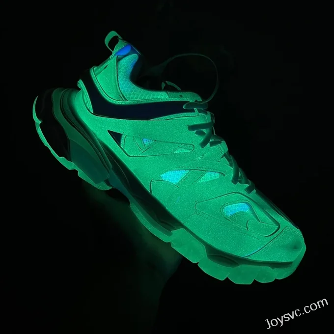 Balenciaga Triple S White Glow-in-the-Dark Sneakers