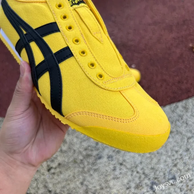 Onitsuka Tiger Mexico 66 Low-Top Sneakers in Yellow & Black