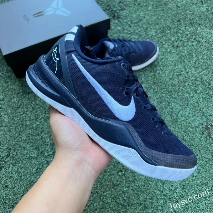 Nike Kobe 8 Protro College Navy - Navy Blue Basketball Shoes