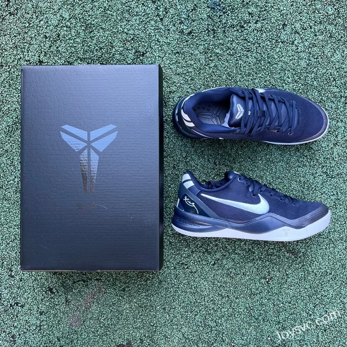 Nike Kobe 8 Protro College Navy - Navy Blue Basketball Shoes