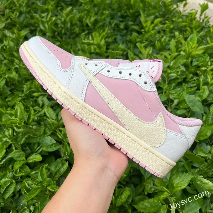 Travis Scott x Air Jordan 1 Low Golf DM7866-600 White Pink DG 2.0