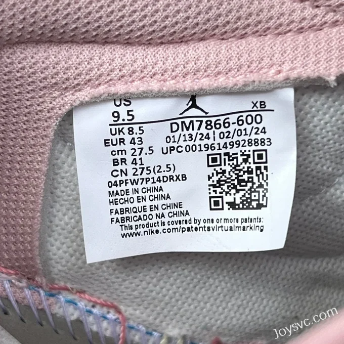 Travis Scott x Air Jordan 1 Low Golf DM7866-600 White Pink DG 2.0