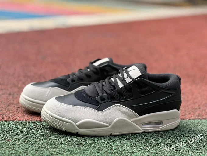 Air Jordan 4 RM FQ7939-001 Black Beige Grey