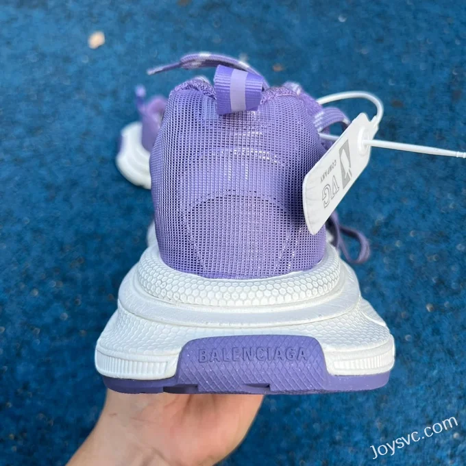 Balenciaga 3XL White Purple Mesh Pure Original Vintage Dad Shoes