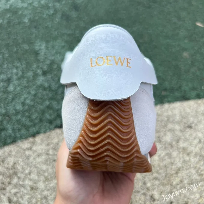 LOEWE Flow Low-Top White Grey Brown