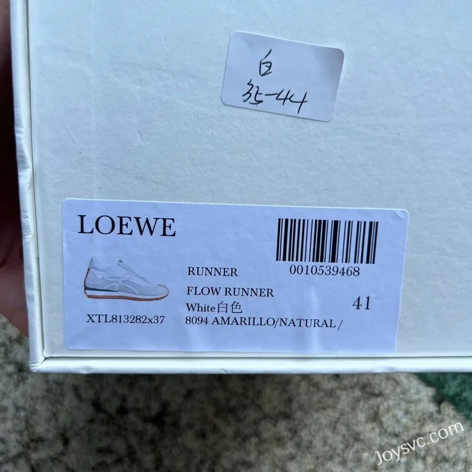 LOEWE Flow Low-Top White Grey Brown