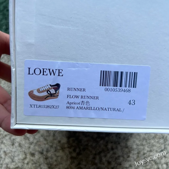 LOEWE Flow Low-Top White Brown Black